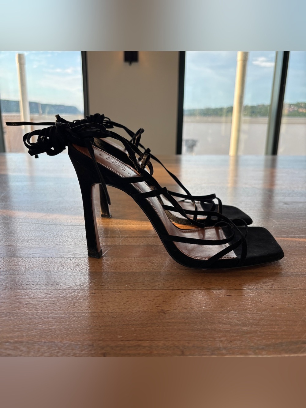 Asos Strappy Lace Up Heels, Size 8 - Picture 5 of 10